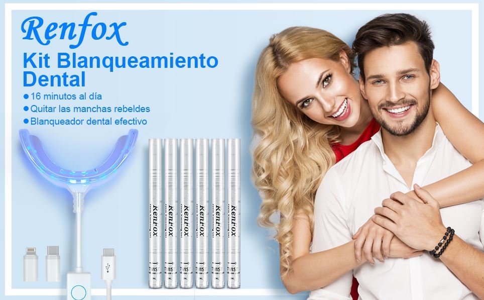renfox kit blanqueador dental