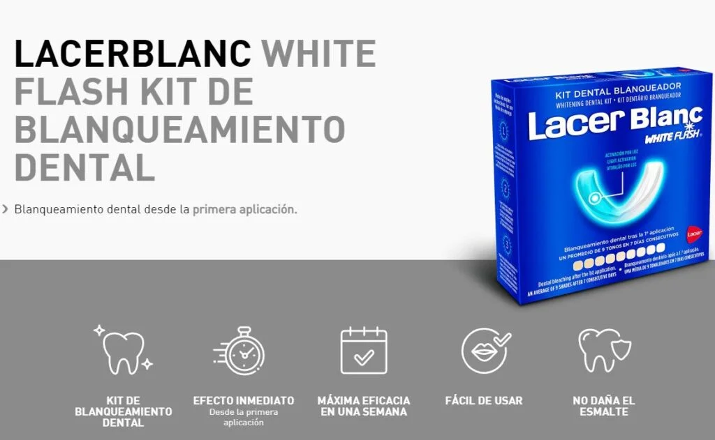 LACERBLANC WHITE FLASH KIT DENTAL BLANQUEADOR