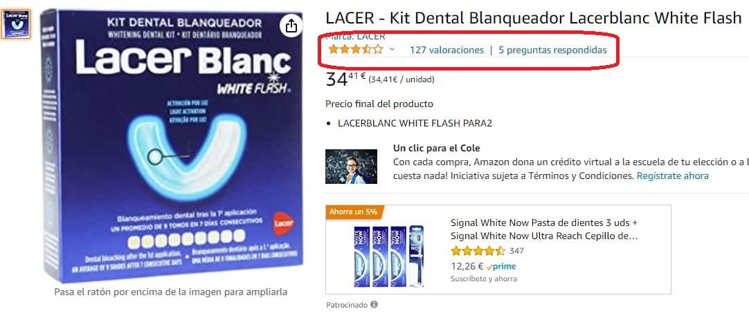 Lacer Blanc White Flash reviews Amazon