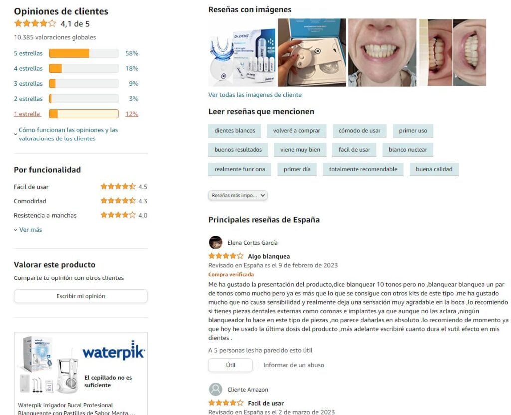 blanqueamiento dental LED opiniones